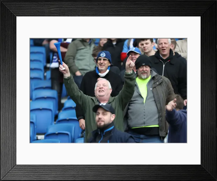 Framed Print : Brighton and Hove Albion vs. Derby County: Emirates FA Cup Showdown at American Express Community Stadium (16FEB19) Framed Print : Brighton and Hove Albion vs. Derby County: Emirates FA Cup Showdown at American Express Community Stadium (16FEB19)