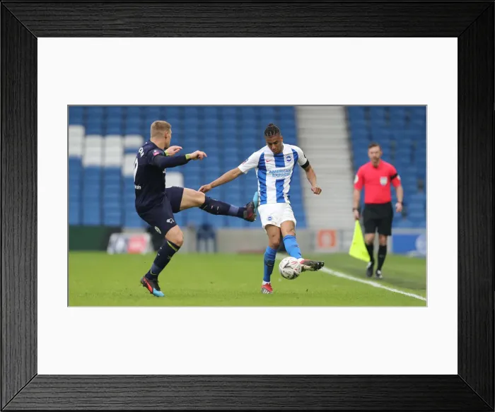 Framed Print : Brighton and Hove Albion vs. Derby County: Emirates FA Cup Showdown at American Express Community Stadium (February 16, 2019) Framed Print : Brighton and Hove Albion vs. Derby County: Emirates FA Cup Showdown at American Express Community Stadium (February 16, 2019)