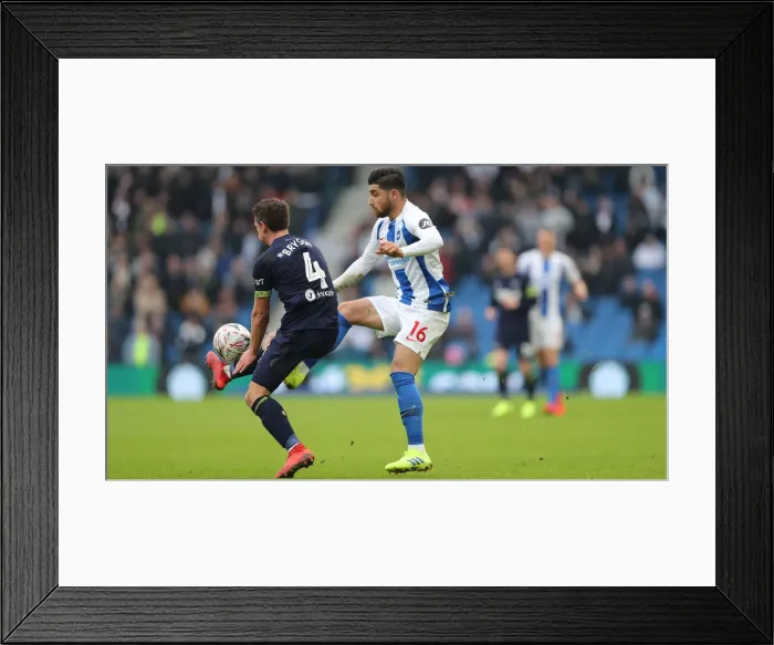 Framed Print : Brighton and Hove Albion vs. Derby County: FA Cup Fifth Round Clash at American Express Community Stadium (16FEB19) Framed Print : Brighton and Hove Albion vs. Derby County: FA Cup Fifth Round Clash at American Express Community Stadium (16FEB19)