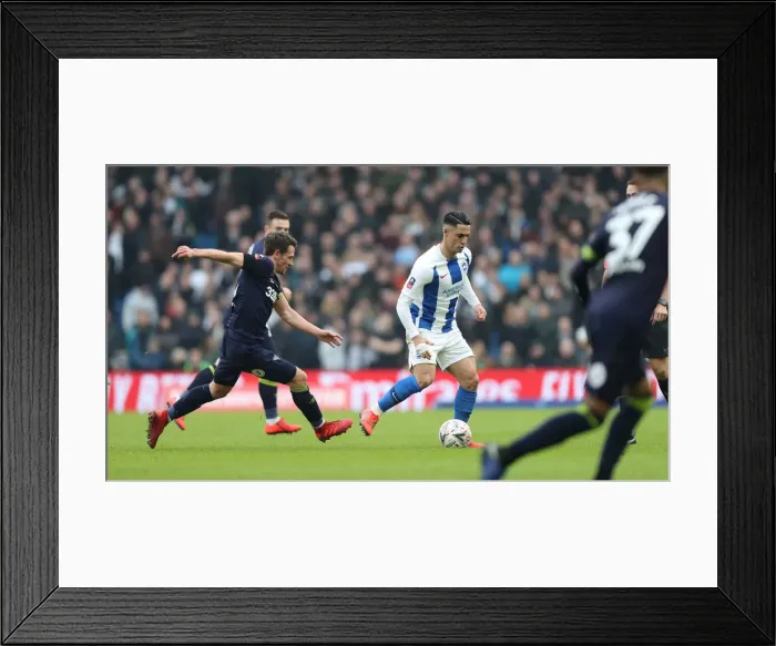 Framed Print : Brighton and Hove Albion vs. Derby County: Emirates FA Cup Battle at American Express Community Stadium (16th February 2019) Framed Print : Brighton and Hove Albion vs. Derby County: Emirates FA Cup Battle at American Express Community Stadium (16th February 2019)