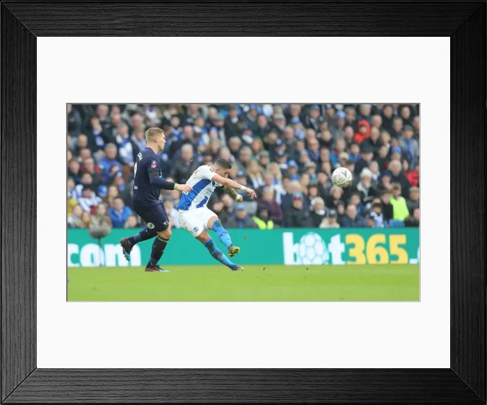 Framed Print : FA Cup Fifth Round: Brighton & Hove Albion vs. Derby County Clash at American Express Community Stadium (16FEB19) Framed Print : FA Cup Fifth Round: Brighton & Hove Albion vs. Derby County Clash at American Express Community Stadium (16FEB19)