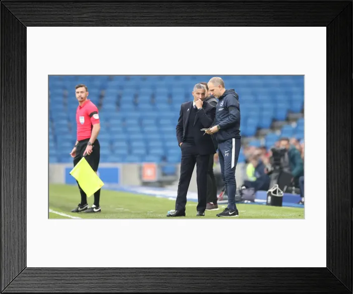 Framed Print : Brighton & Hove Albion vs. Derby County: FA Cup Fifth Round Clash at American Express Community Stadium (16FEB19) Framed Print : Brighton & Hove Albion vs. Derby County: FA Cup Fifth Round Clash at American Express Community Stadium (16FEB19)