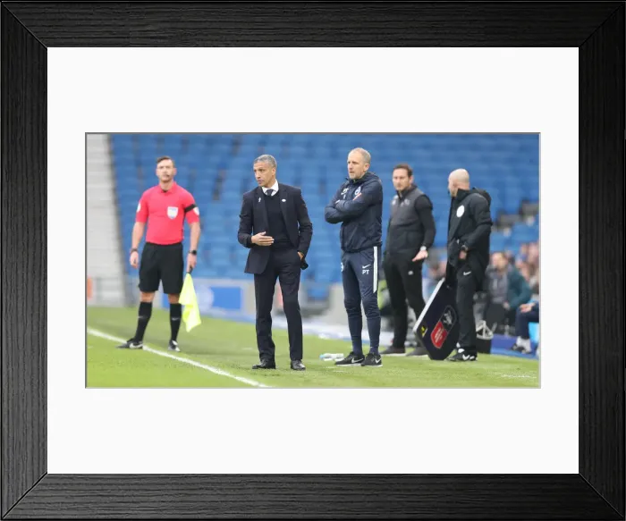 Framed Print : Brighton and Hove Albion vs. Derby County: FA Cup Fifth Round Clash at American Express Community Stadium (16th February 2019) Framed Print : Brighton and Hove Albion vs. Derby County: FA Cup Fifth Round Clash at American Express Community Stadium (16th February 2019)