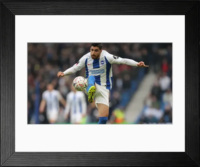 Framed Print : Brighton & Hove Albion vs. Derby County: FA Cup Battle at American Express Community Stadium (16FEB19) Framed Print : Brighton & Hove Albion vs. Derby County: FA Cup Battle at American Express Community Stadium (16FEB19)