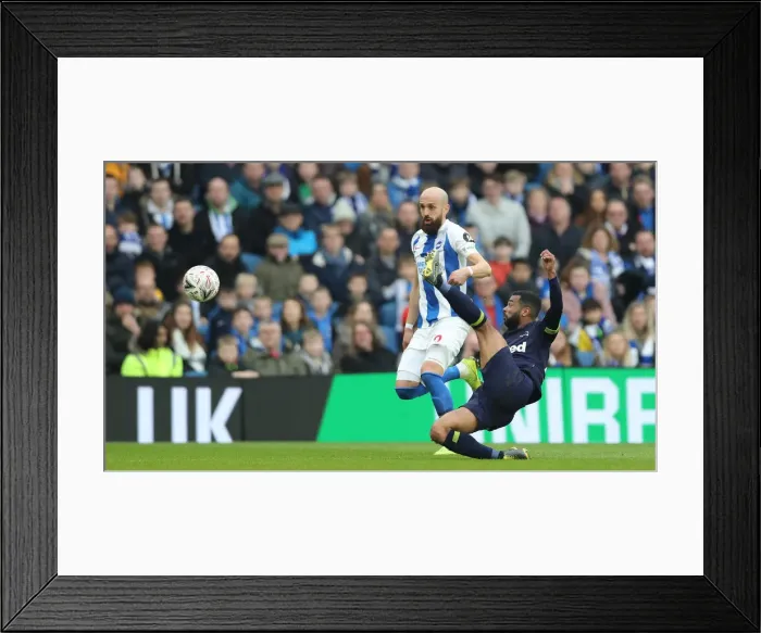 Framed Print : Brighton and Hove Albion vs Derby County: FA Cup Fifth Round Clash at American Express Community Stadium (16th February 2019) Framed Print : Brighton and Hove Albion vs Derby County: FA Cup Fifth Round Clash at American Express Community Stadium (16th February 2019)