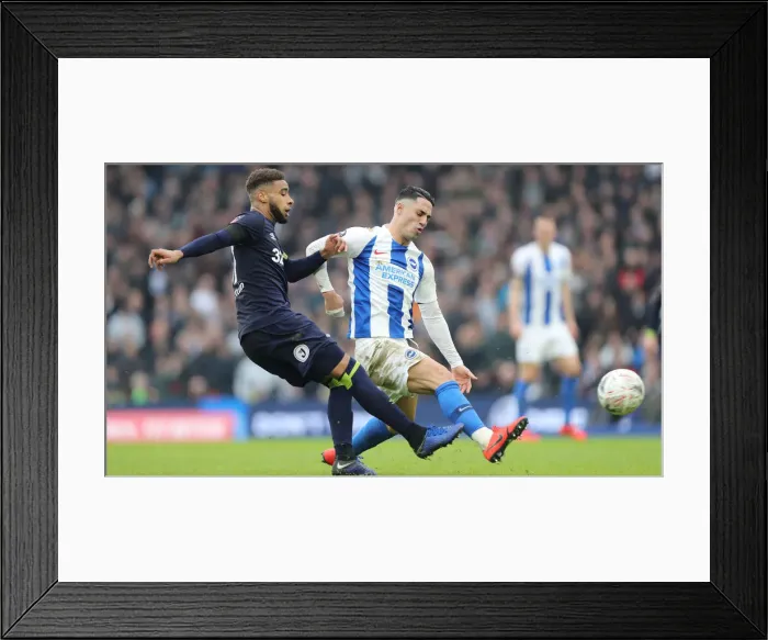 Framed Print : Emirates FA Cup Fifth Round: Brighton & Hove Albion vs. Derby County Clash at American Express Community Stadium (16th February 2019) Framed Print : Emirates FA Cup Fifth Round: Brighton & Hove Albion vs. Derby County Clash at American Express Community Stadium (16th February 2019)