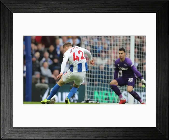 Framed Print : Brighton and Hove Albion vs. Derby County: Emirates FA Cup Showdown at American Express Community Stadium (16FEB19) Framed Print : Brighton and Hove Albion vs. Derby County: Emirates FA Cup Showdown at American Express Community Stadium (16FEB19)