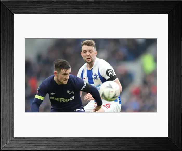 Framed Print : Brighton and Hove Albion vs. Derby County: FA Cup Fifth Round Clash at American Express Community Stadium (16th February 2019) Framed Print : Brighton and Hove Albion vs. Derby County: FA Cup Fifth Round Clash at American Express Community Stadium (16th February 2019)