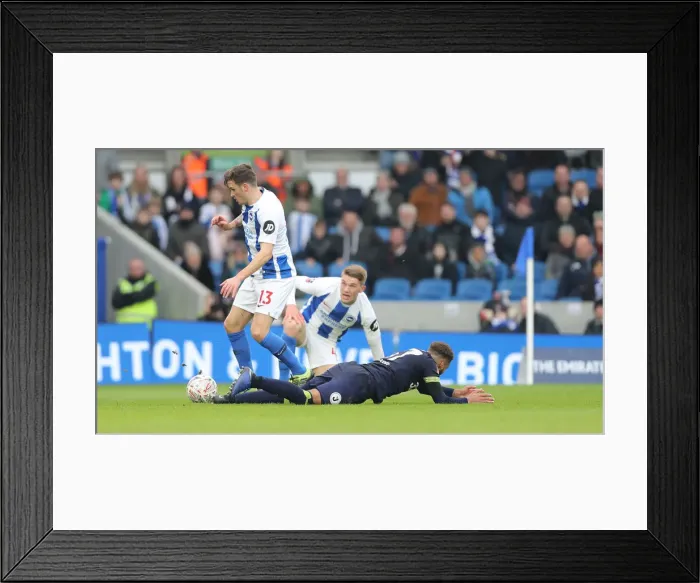 Framed Print : Brighton and Hove Albion vs. Derby County: Emirates FA Cup Clash at American Express Community Stadium (16FEB19) Framed Print : Brighton and Hove Albion vs. Derby County: Emirates FA Cup Clash at American Express Community Stadium (16FEB19)