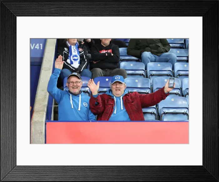 Framed Print : Premier League Showdown: Leicester City vs. Brighton and Hove Albion (26FEB19) Framed Print : Premier League Showdown: Leicester City vs. Brighton and Hove Albion (26FEB19)