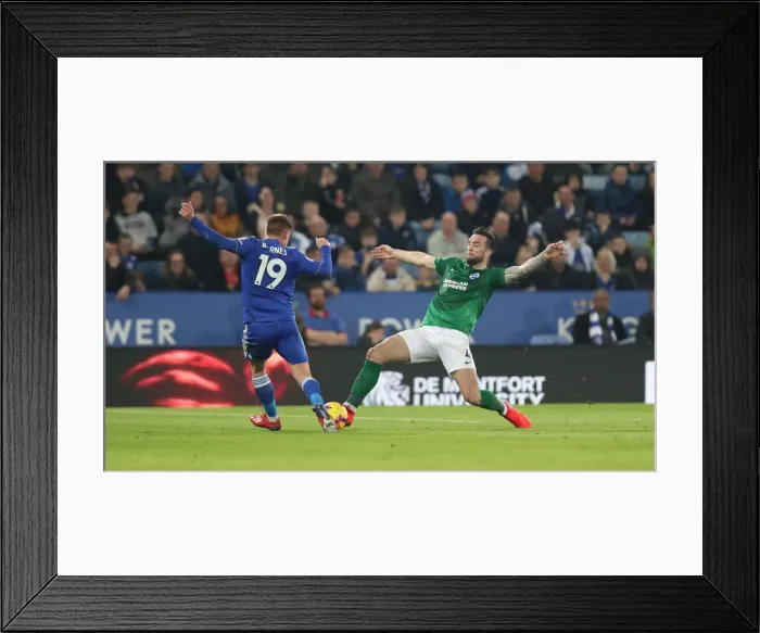 Framed Print : Brighton and Hove Albion vs Leicester City: Premier League Clash at The King Power Stadium - 26th February 2019 Framed Print : Brighton and Hove Albion vs Leicester City: Premier League Clash at The King Power Stadium - 26th February 2019