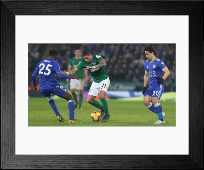 Framed Print : Premier League Showdown: Leicester City vs. Brighton and Hove Albion - February 2019 Framed Print : Premier League Showdown: Leicester City vs. Brighton and Hove Albion - February 2019
