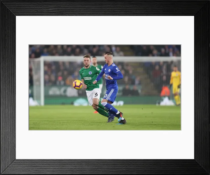 Framed Print : Premier League Showdown: Leicester City vs. Brighton and Hove Albion at The King Power Stadium - 26th February 2019 Framed Print : Premier League Showdown: Leicester City vs. Brighton and Hove Albion at The King Power Stadium - 26th February 2019