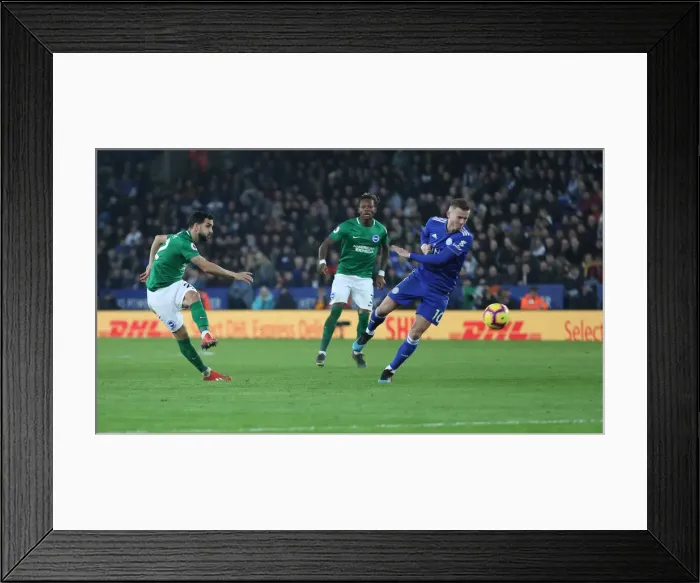 Framed Print : Premier League Showdown: Leicester City vs. Brighton & Hove Albion at The King Power Stadium - 26th February 2019 Framed Print : Premier League Showdown: Leicester City vs. Brighton & Hove Albion at The King Power Stadium - 26th February 2019