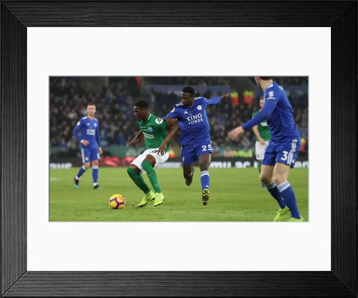 Framed Print : Premier League Showdown: Leicester City vs. Brighton and Hove Albion at The King Power Stadium - 26th February 2019 Framed Print : Premier League Showdown: Leicester City vs. Brighton and Hove Albion at The King Power Stadium - 26th February 2019