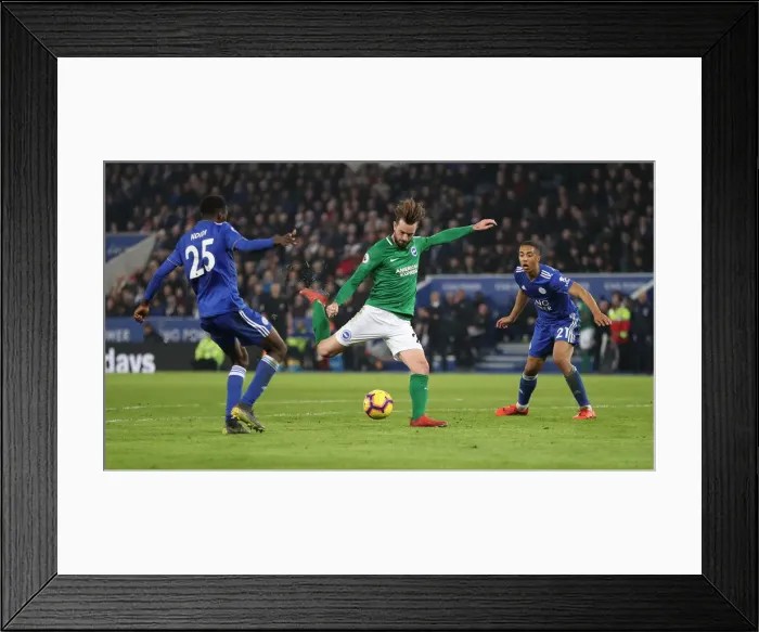 Framed Print : Premier League Showdown: Leicester City vs. Brighton and Hove Albion at The King Power Stadium - 26th February 2019 Framed Print : Premier League Showdown: Leicester City vs. Brighton and Hove Albion at The King Power Stadium - 26th February 2019