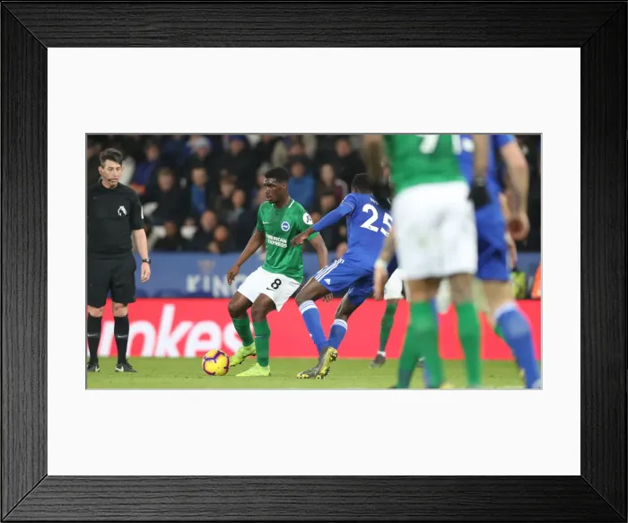 Framed Print : Premier League Showdown: Leicester City vs. Brighton & Hove Albion at The King Power Stadium - 26th February 2019 Framed Print : Premier League Showdown: Leicester City vs. Brighton & Hove Albion at The King Power Stadium - 26th February 2019
