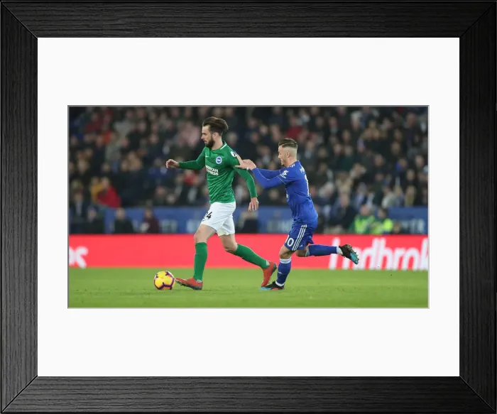 Framed Print : Premier League Showdown: Leicester City vs. Brighton & Hove Albion at The King Power Stadium - 26th February 2019 Framed Print : Premier League Showdown: Leicester City vs. Brighton & Hove Albion at The King Power Stadium - 26th February 2019