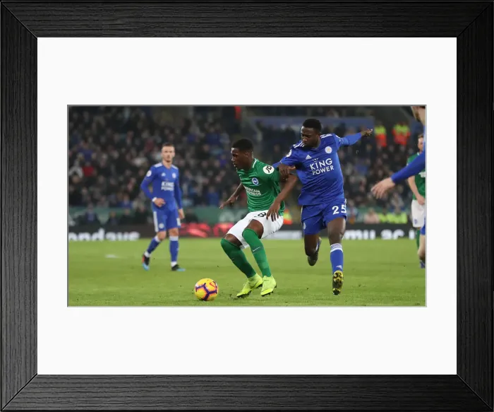 Framed Print : Premier League Showdown: Leicester City vs. Brighton and Hove Albion at The King Power Stadium - 26th February 2019 Framed Print : Premier League Showdown: Leicester City vs. Brighton and Hove Albion at The King Power Stadium - 26th February 2019