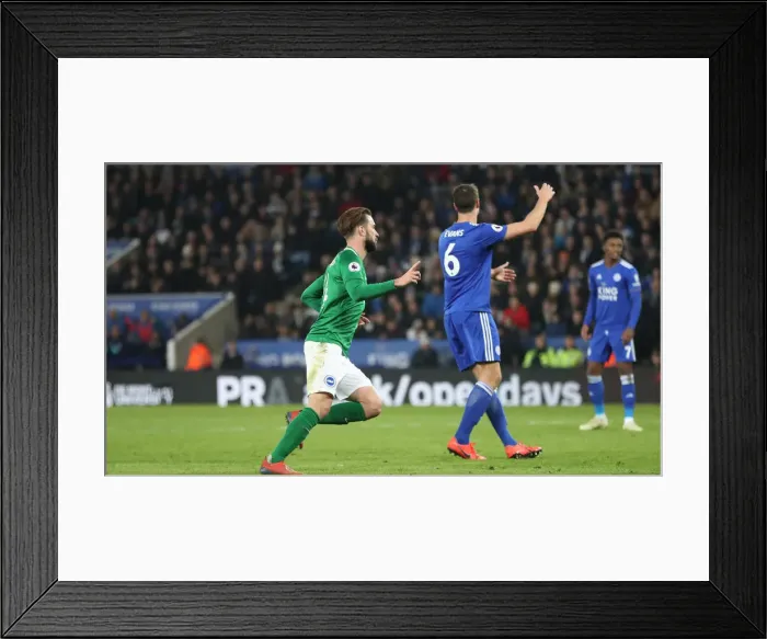 Framed Print : Leicester City vs. Brighton & Hove Albion: Intense Premier League Clash at The King Power Stadium - 26 February 2019 Framed Print : Leicester City vs. Brighton & Hove Albion: Intense Premier League Clash at The King Power Stadium - 26 February 2019