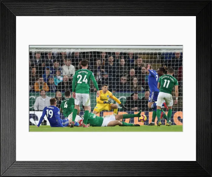 Framed Print : Premier League Showdown: Leicester City vs. Brighton & Hove Albion at The King Power Stadium - 26th February 2019 Framed Print : Premier League Showdown: Leicester City vs. Brighton & Hove Albion at The King Power Stadium - 26th February 2019