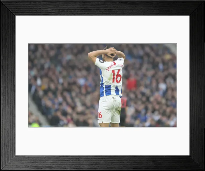 Framed Print : Brighton and Hove Albion vs. Huddersfield Town: Premier League Battle at American Express Community Stadium (02MAR19)