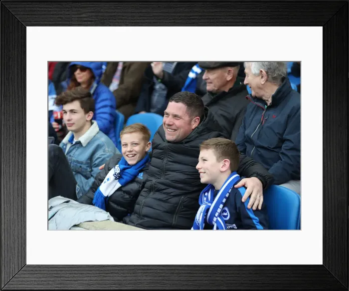 Framed Print : Premier League Showdown: Brighton & Hove Albion vs. Huddersfield Town (02MAR19) - American Express Community Stadium Framed Print : Premier League Showdown: Brighton & Hove Albion vs. Huddersfield Town (02MAR19) - American Express Community Stadium