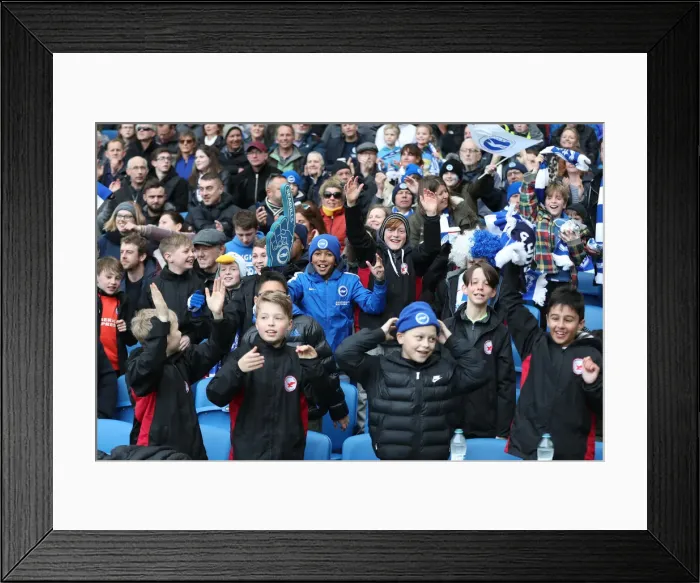 Framed Print : Brighton and Hove Albion vs. Huddersfield Town: Premier League Showdown at American Express Community Stadium (02MAR19)