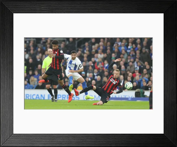 Framed Print : Premier League Showdown: Brighton & Hove Albion vs. Huddersfield Town (02MAR19) - American Express Community Stadium