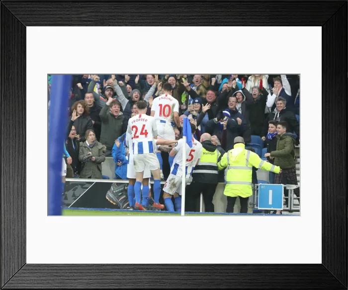 Framed Print : Brighton and Hove Albion vs. Huddersfield Town: Premier League Showdown at American Express Community Stadium (02MAR19) Framed Print : Brighton and Hove Albion vs. Huddersfield Town: Premier League Showdown at American Express Community Stadium (02MAR19)