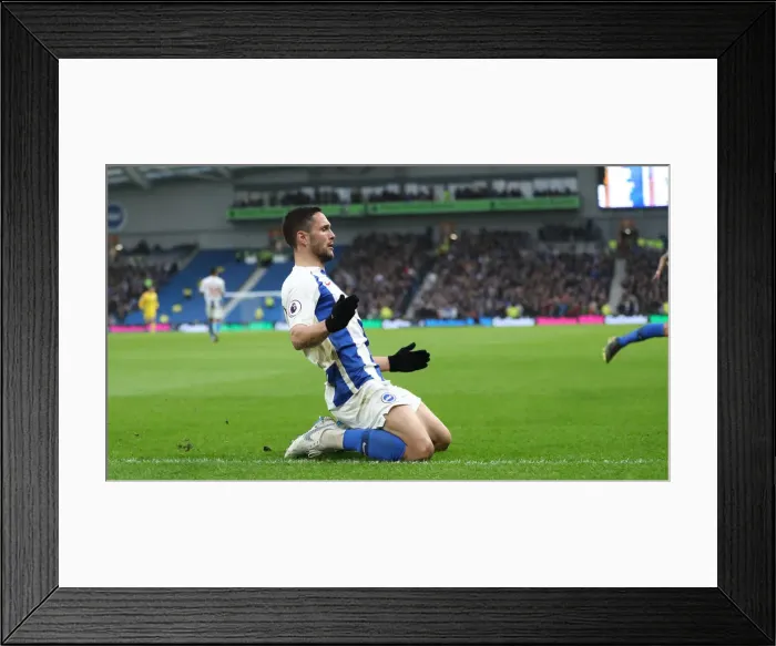 Framed Print : Premier League Showdown: Brighton & Hove Albion vs. Huddersfield Town (02MAR19) - American Express Community Stadium Framed Print : Premier League Showdown: Brighton & Hove Albion vs. Huddersfield Town (02MAR19) - American Express Community Stadium