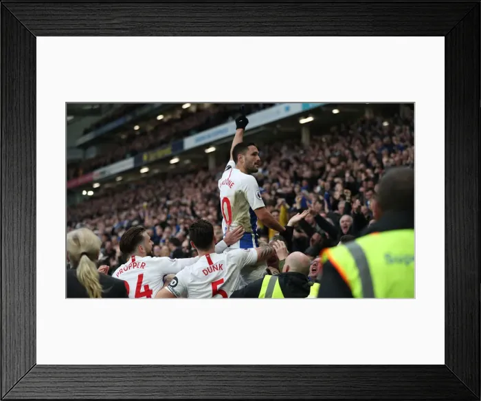 Framed Print : Brighton and Hove Albion vs. Huddersfield Town: Premier League Showdown at American Express Community Stadium (02MAR19) Framed Print : Brighton and Hove Albion vs. Huddersfield Town: Premier League Showdown at American Express Community Stadium (02MAR19)