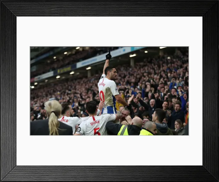 Framed Print : Brighton and Hove Albion vs. Huddersfield Town: Premier League Showdown at American Express Community Stadium (02MAR19) Framed Print : Brighton and Hove Albion vs. Huddersfield Town: Premier League Showdown at American Express Community Stadium (02MAR19)