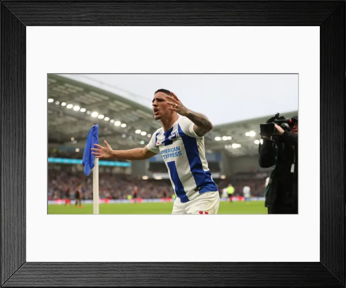 Framed Print : Premier League Showdown: Brighton & Hove Albion vs. Huddersfield Town (02MAR19) - American Express Community Stadium Framed Print : Premier League Showdown: Brighton & Hove Albion vs. Huddersfield Town (02MAR19) - American Express Community Stadium