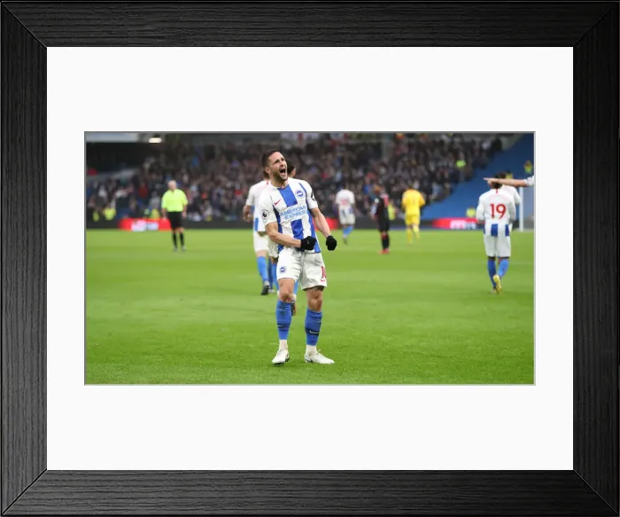 Framed Print : Brighton and Hove Albion vs. Huddersfield Town: Premier League Battle at American Express Community Stadium (02MAR19) Framed Print : Brighton and Hove Albion vs. Huddersfield Town: Premier League Battle at American Express Community Stadium (02MAR19)