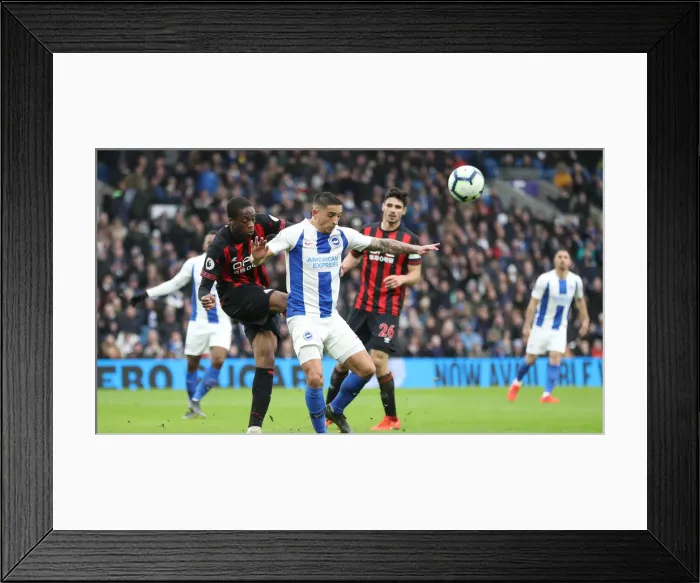 Framed Print : Brighton and Hove Albion vs. Huddersfield Town: Premier League Showdown at American Express Community Stadium (02MAR19)