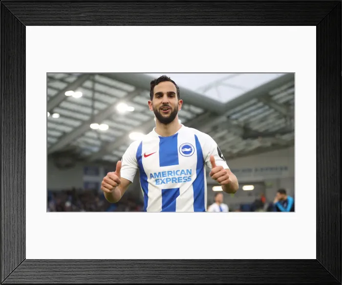 Framed Print : Brighton and Hove Albion vs. Huddersfield Town: Premier League Showdown at American Express Community Stadium (02MAR19)
