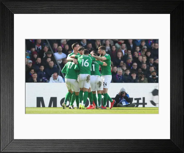 Framed Print : Premier League Showdown: Crystal Palace vs. Brighton and Hove Albion at Selhurst Park (9th March 2019) Framed Print : Premier League Showdown: Crystal Palace vs. Brighton and Hove Albion at Selhurst Park (9th March 2019)