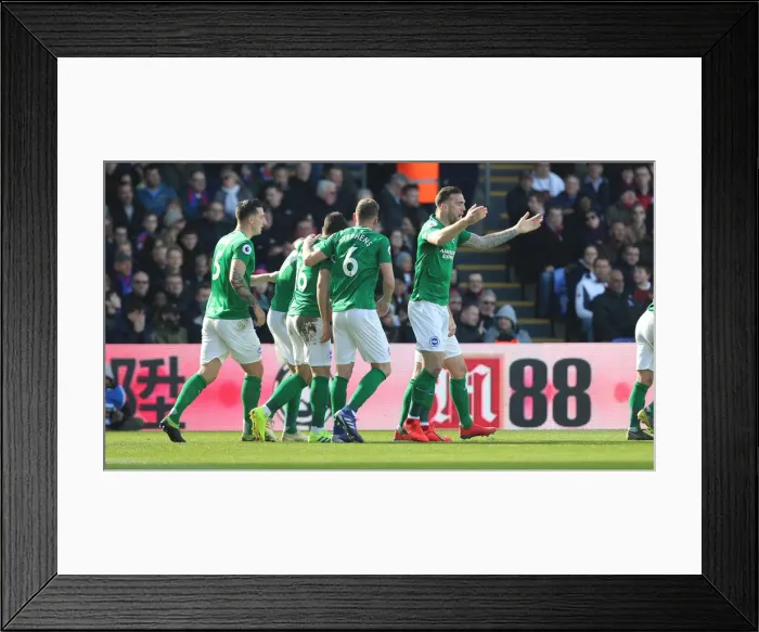 Framed Print : March Madness: Crystal Palace vs. Brighton & Hove Albion in Premier League Clash (09MAR19) Framed Print : March Madness: Crystal Palace vs. Brighton & Hove Albion in Premier League Clash (09MAR19)