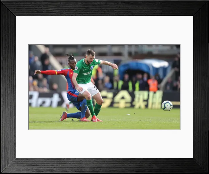 Framed Print : Premier League Showdown: Crystal Palace vs. Brighton and Hove Albion at Selhurst Park (9th March 2019)