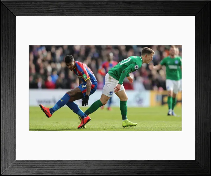Framed Print : Premier League Showdown: Crystal Palace vs. Brighton and Hove Albion at Selhurst Park (9th March 2019)