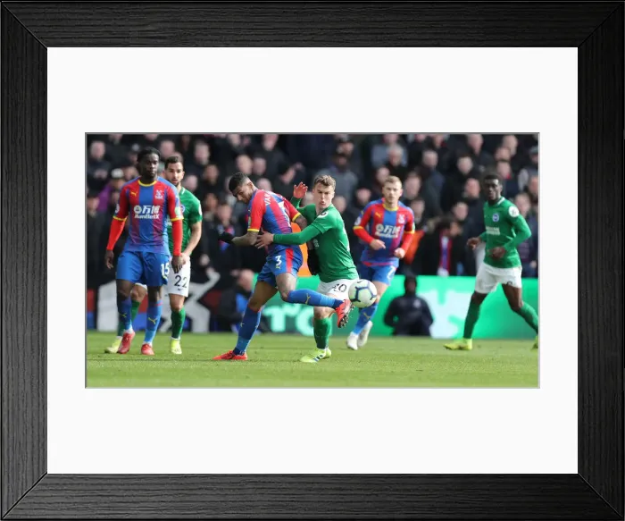 Framed Print : Premier League Showdown: Crystal Palace vs. Brighton and Hove Albion at Selhurst Park (9th March 2019)