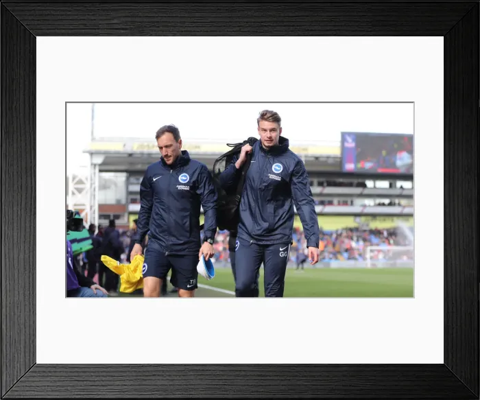Framed Print : Brighton and Hove Albion vs. Crystal Palace: Premier League Showdown at Selhurst Park (09MAR19)