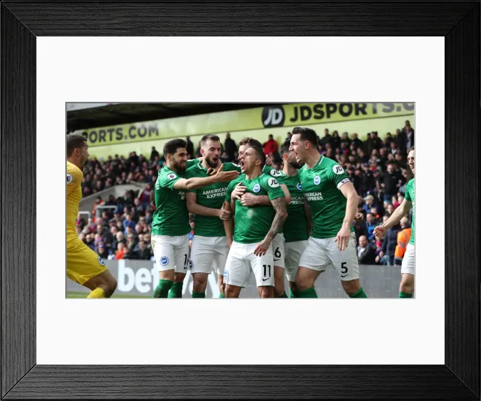 Framed Print : Premier League Showdown: Crystal Palace vs. Brighton and Hove Albion at Selhurst Park (9th March 2019)