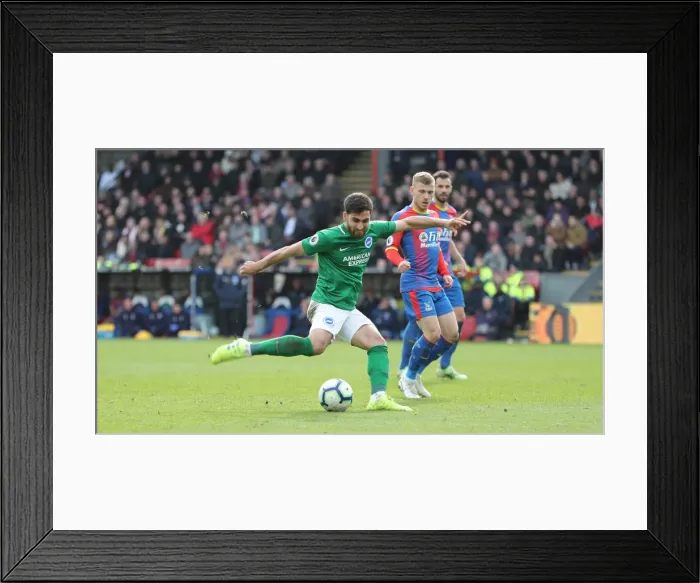 Framed Print : Premier League Showdown: Crystal Palace vs. Brighton and Hove Albion at Selhurst Park (9th March 2019)
