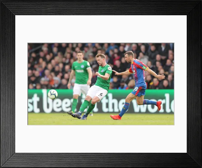 Framed Print : Brighton and Hove Albion vs. Crystal Palace: Premier League Clash at Selhurst Park (09MAR19) - Match Action Framed Print : Brighton and Hove Albion vs. Crystal Palace: Premier League Clash at Selhurst Park (09MAR19) - Match Action