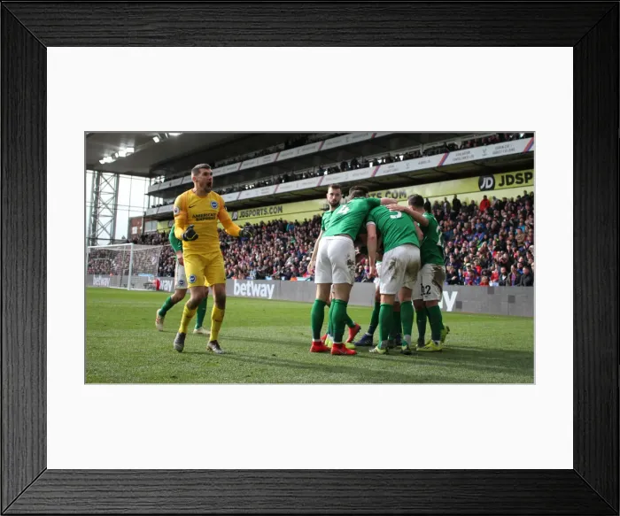 Framed Print : Premier League Showdown: Crystal Palace vs. Brighton and Hove Albion at Selhurst Park (9th March 2019) Framed Print : Premier League Showdown: Crystal Palace vs. Brighton and Hove Albion at Selhurst Park (9th March 2019)