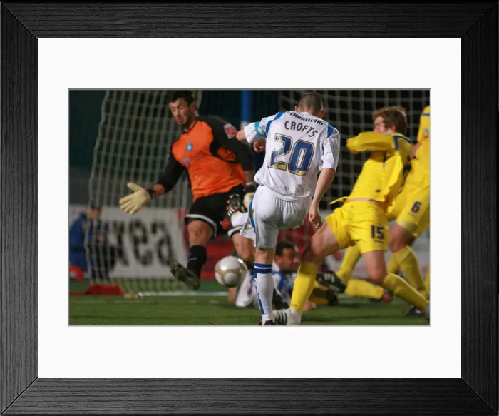 Framed Print : crofts goal wycombe 01 bd Framed Print : crofts goal wycombe 01 bd