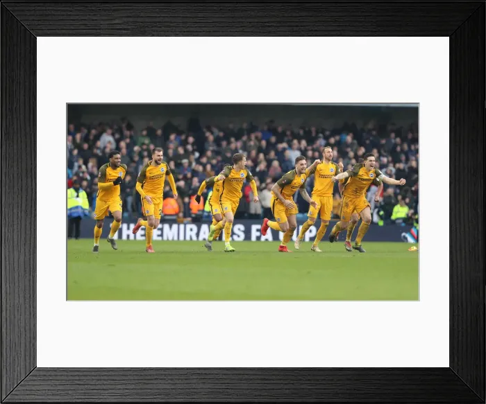 Framed Print : Brighton and Hove Albion vs. Millwall: FA Cup Quarterfinal Battle at The Den (17MAR19) Framed Print : Brighton and Hove Albion vs. Millwall: FA Cup Quarterfinal Battle at The Den (17MAR19)