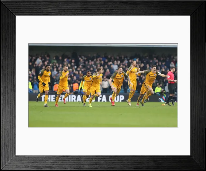 Framed Print : Brighton and Hove Albion vs. Millwall: FA Cup Quarterfinal Battle at The Den (17MAR19) Framed Print : Brighton and Hove Albion vs. Millwall: FA Cup Quarterfinal Battle at The Den (17MAR19)